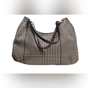 Ralph Lauren Vintage Hounds tooth Shoulder Bag